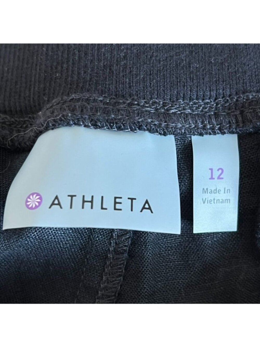 Athleta Womens Sz 12 Linen Wide Leg Pull-On Pants Drawstring Coastal Summer - Picture 7 of 16